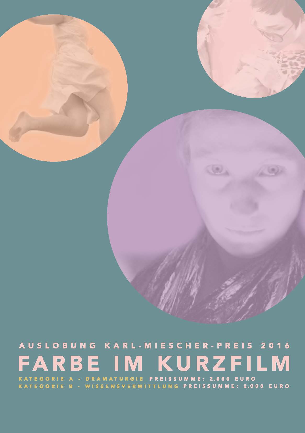 Farbe im Kurzfilm Auslobung Karl-Miescher-Preis